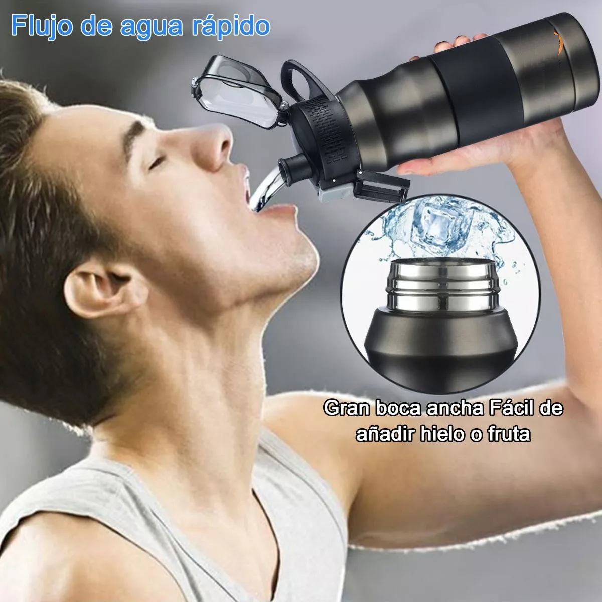 Foto 4 pulgar | Termo de Acero Inoxidable 680 ml Eo Safe Imports Esi-10481