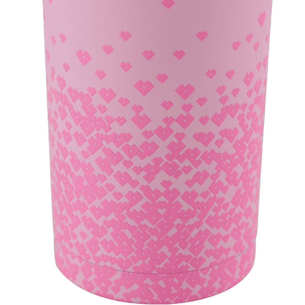 Foto 5 pulgar | Termo Luckyly Rosa de Acero Inoxidable 700 Ml