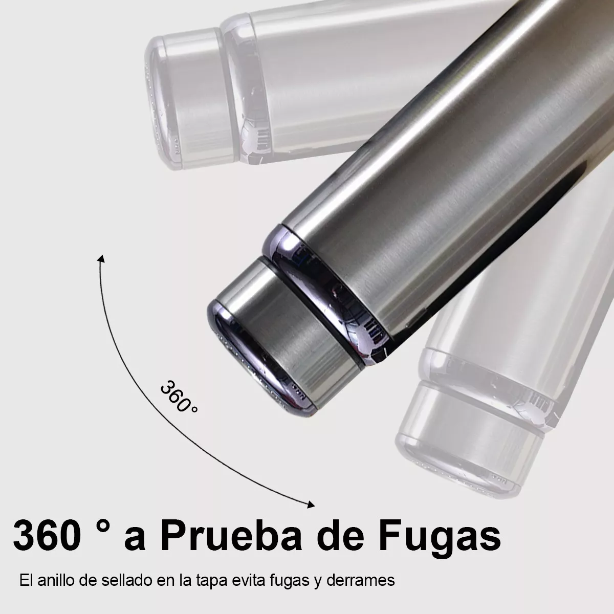 Foto 6 pulgar | Termo de Acero Inoxidable 1000 ml Eo Safe Imports Esi-11367 Plateado