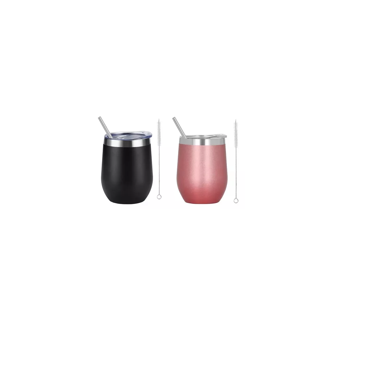 Foto 2 pulgar | Vaso Térmico Vino/café Acero Inoxidable,12oz Calor/frí 2pz  Eo Safe Imports Esi-11863 Multicolor