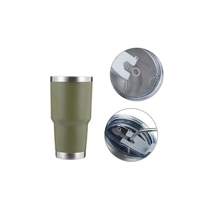 Foto 2 | Vaso Térmico Portátil De Acero Inoxidable 30oz Con Calor/frío Eo Safe Imports Esi-11860 Verde