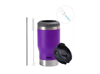 Foto 2 | Portalatas de Acero Inoxidable Térmico 14 oz Violeta Belug