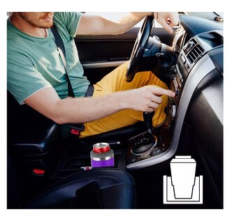 Foto 4 | Portalatas de Acero Inoxidable Térmico 14 oz Violeta Belug
