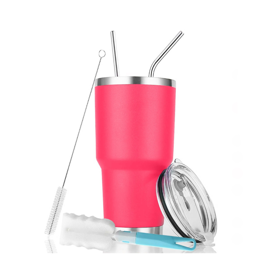 Vaso Térmico Acero Inoxidable 30 Oz Rosa