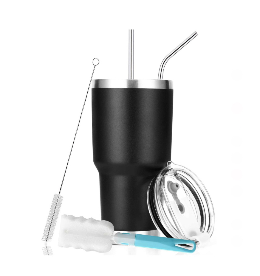 Vaso Térmico Acero Inoxidable 30 Oz Negro