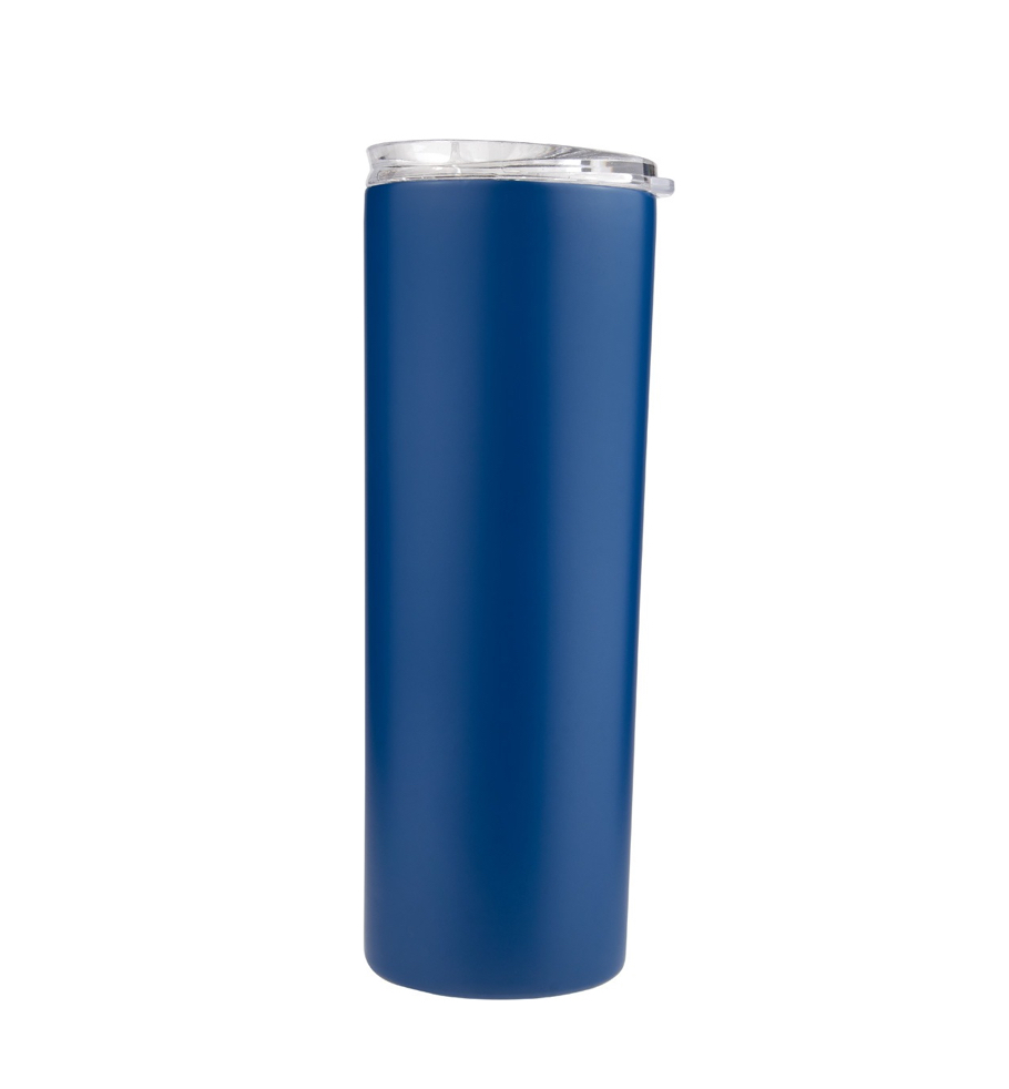 Foto 2 pulgar | Vaso Termico 600ml Acero Inoxidable Azul Oscuro