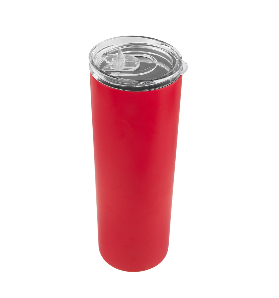 Vaso Termico 600ml Acero Inoxidable Rojo