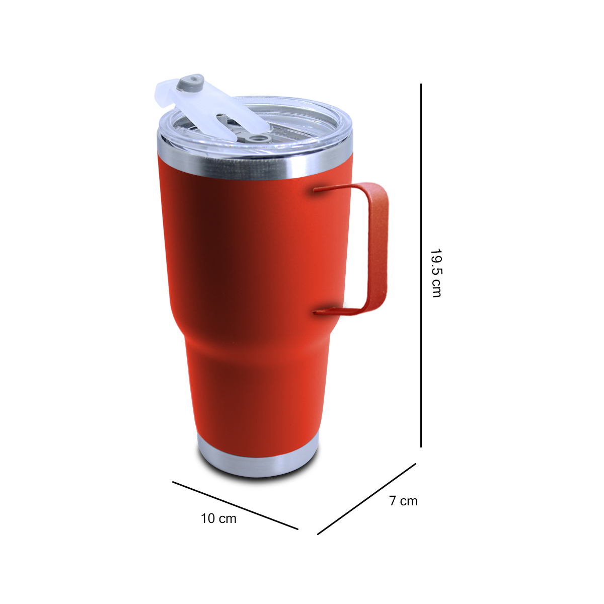 Foto 4 pulgar | Vaso Termico Yeti 380 Ml con Agarradera Rojo