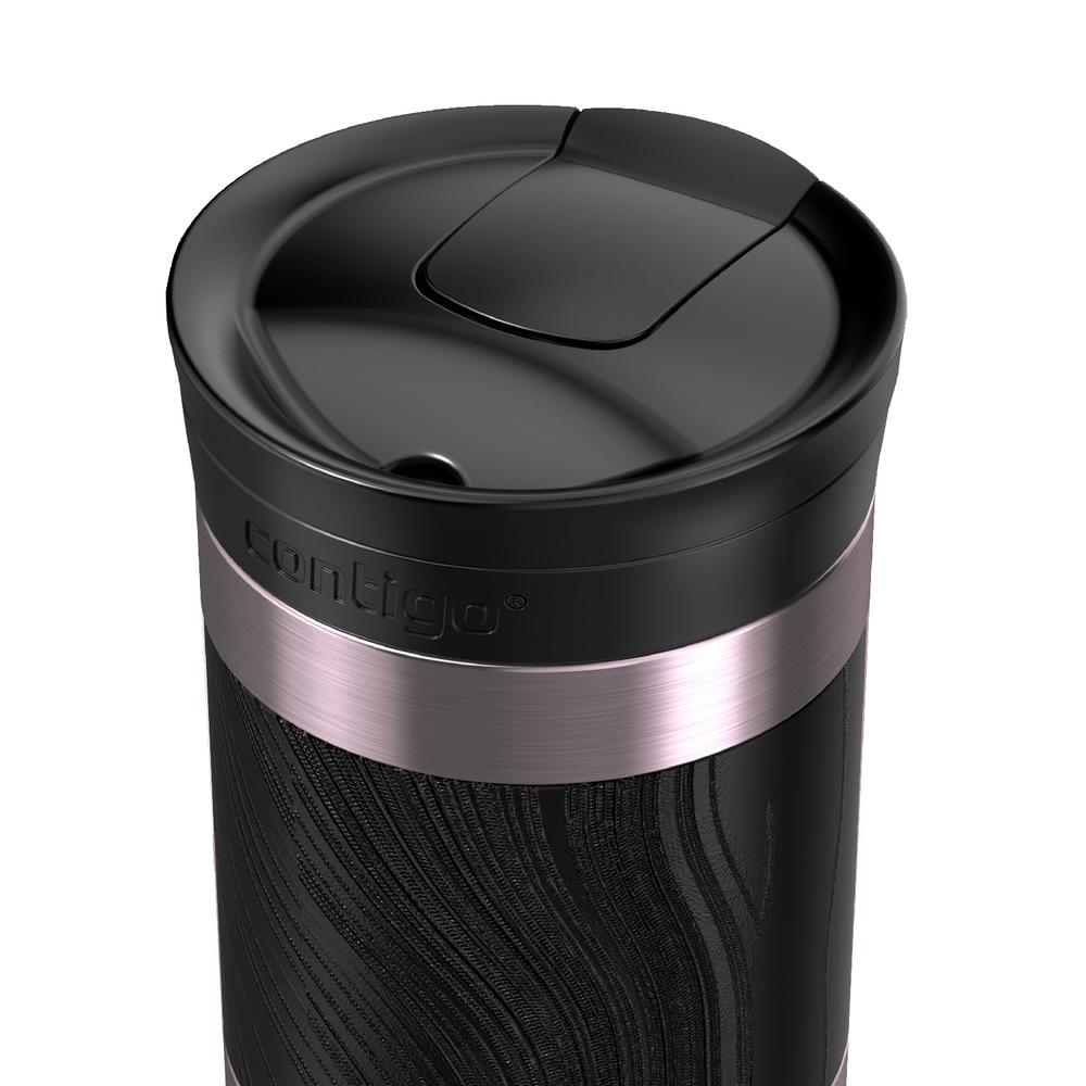 Foto 3 pulgar | Termo Acero Inoxidable Rosa 24 Oz Sistema Snapseal Contigo