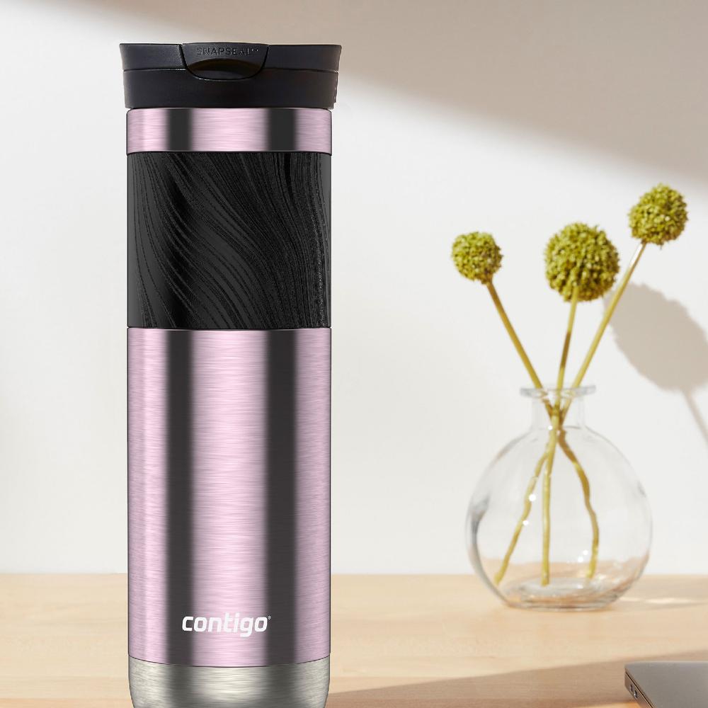 Foto 4 | Termo Acero Inoxidable Rosa 24 Oz Sistema Snapseal Contigo