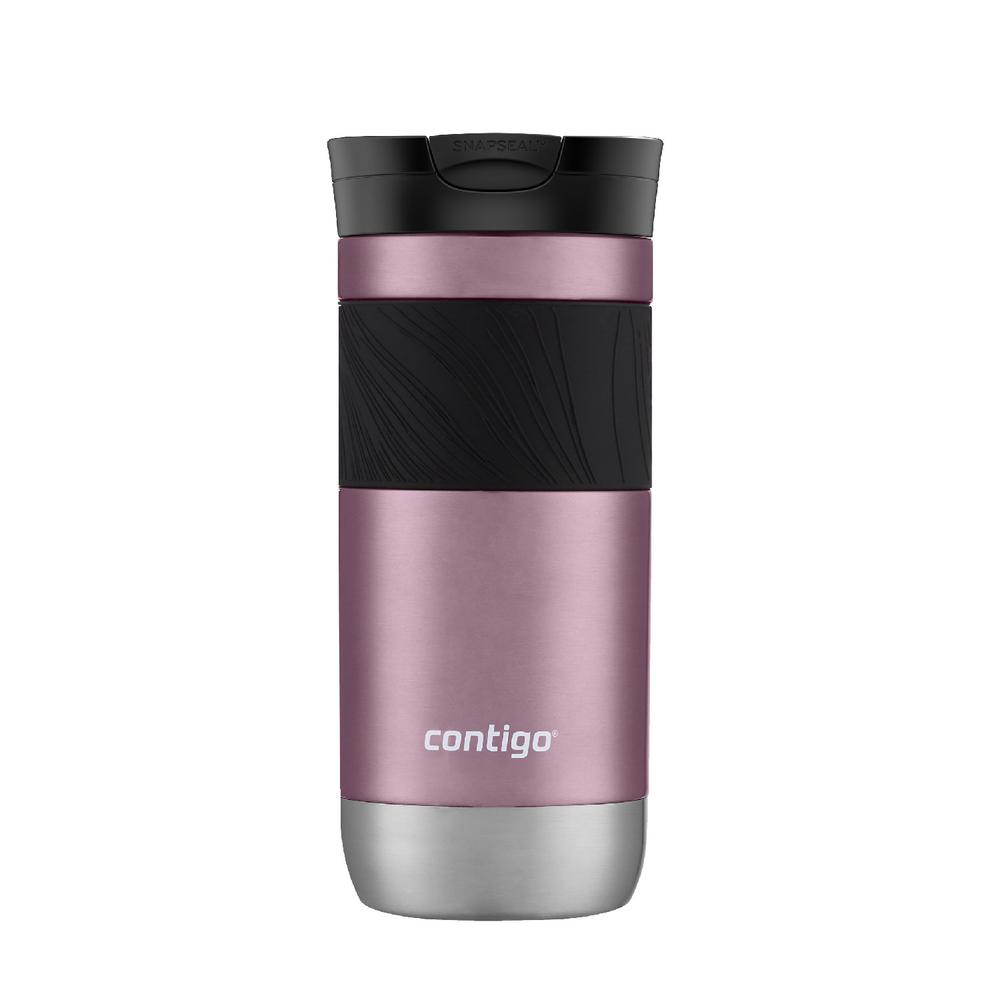 Foto 2 pulgar | Termo Acero Inoxidable Rosa 16 Oz Sistema Snapseal Contigo
