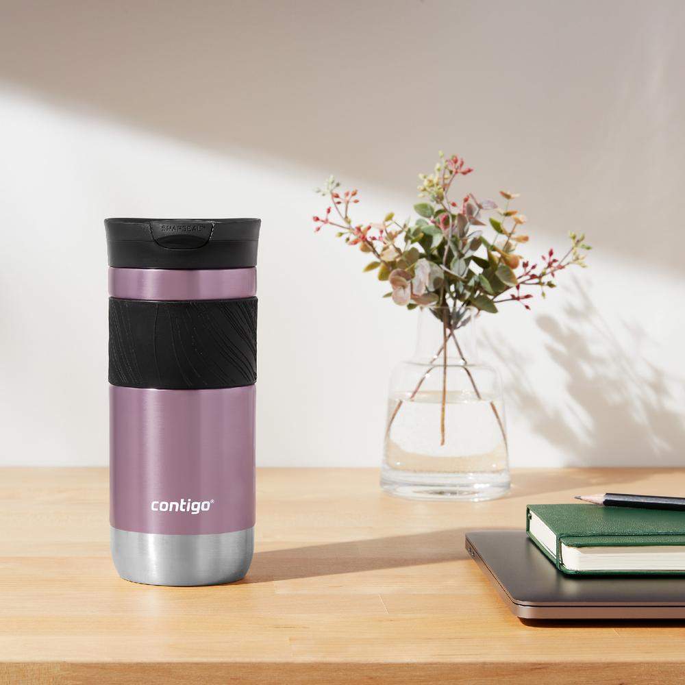 Foto 4 | Termo Acero Inoxidable Rosa 16 Oz Sistema Snapseal Contigo