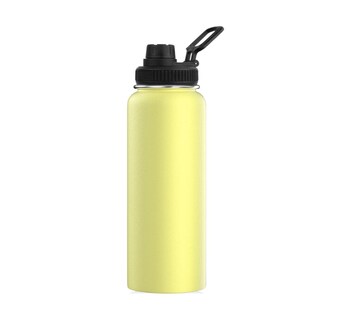 Foto 1 | Botella De Agua Fría/caliente De Acero Inoxidable De 1.2 L Amarillo