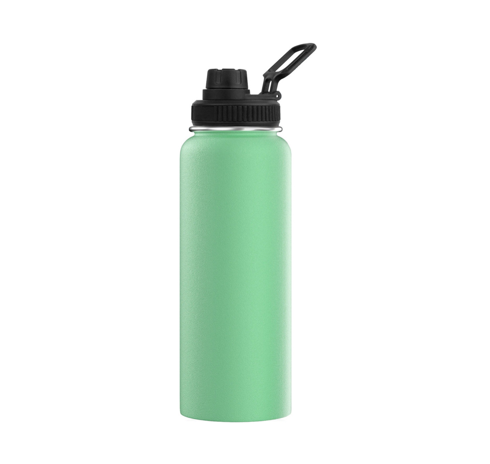 Foto 1 | Botella De Agua Fría/caliente De Acero Inoxidable De 1.2 L Verde