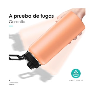 Foto 2 | Botella De Agua Fría/caliente De Acero Inoxidable De 1.2 L Coral