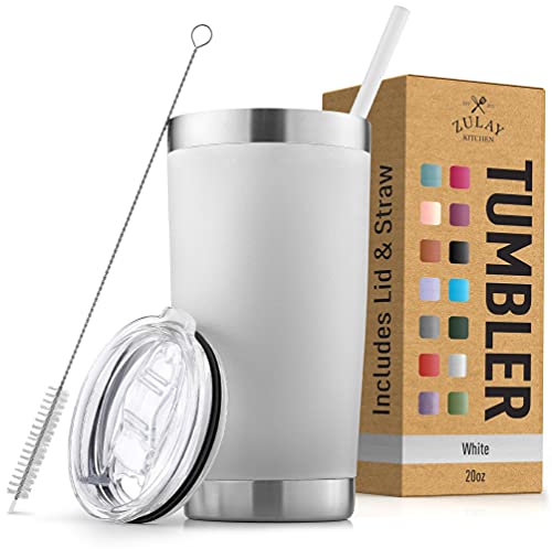 Foto 1 | Vaso de Acero Zulay Kitchen con Tapa y Pajita de 20 oz - Venta Internacional