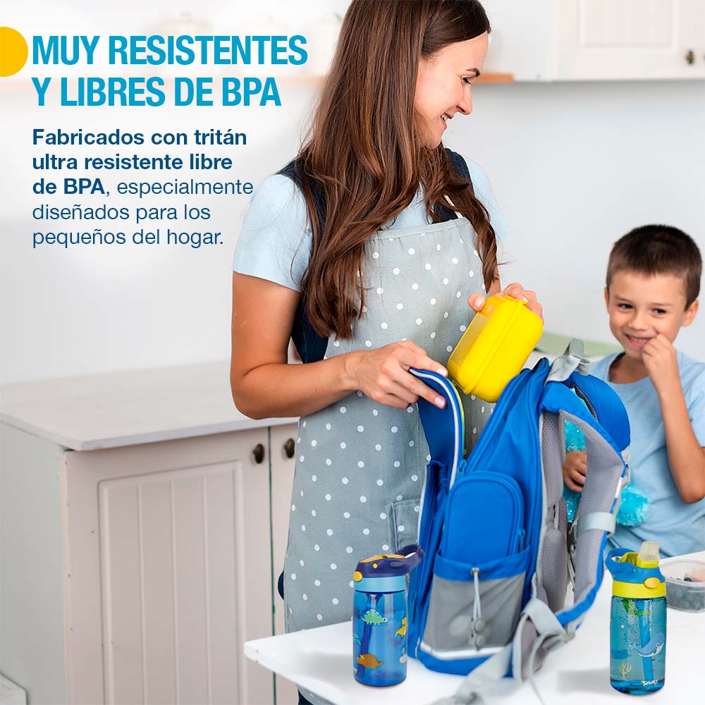 Foto 7 pulgar | Termos para Agua Shimy 83624-bu 2 Piezas de 500 ml