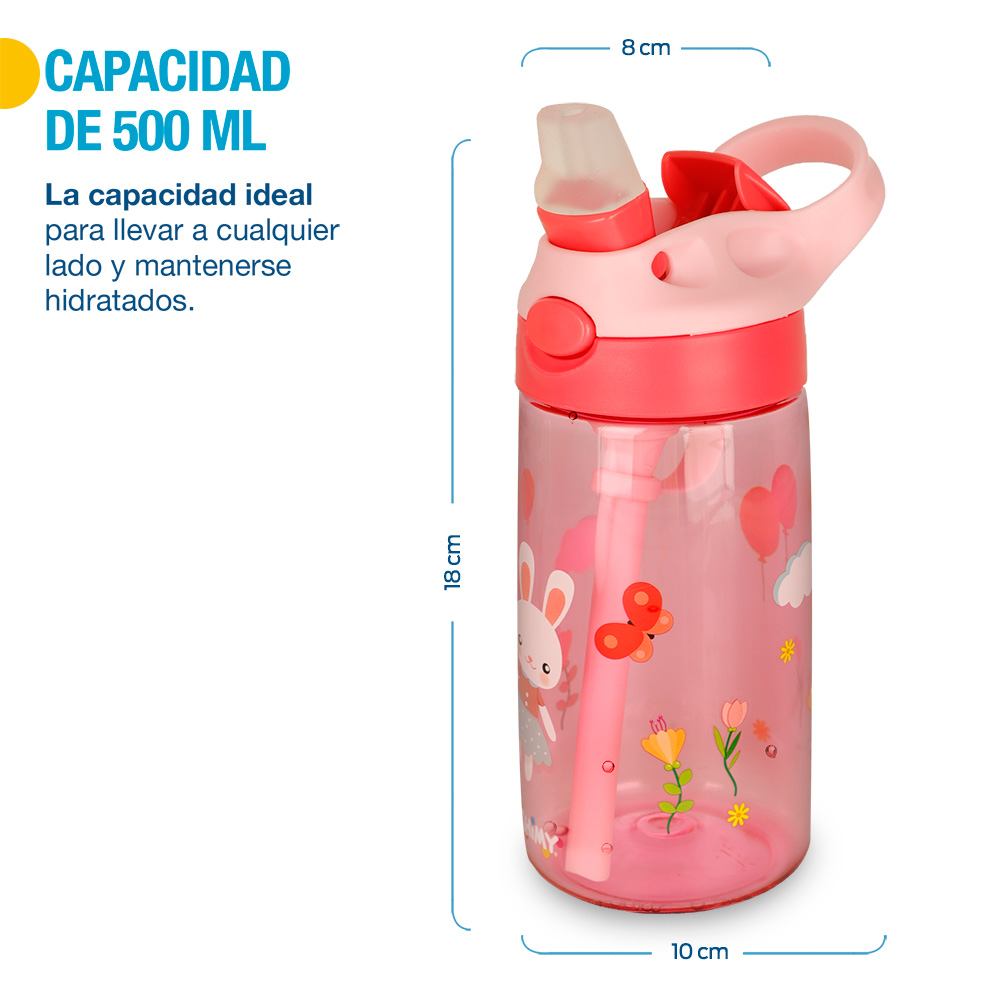 Foto 4 pulgar | Termos Para Agua Shimy 83624-pi 2 Piezas 500 ml