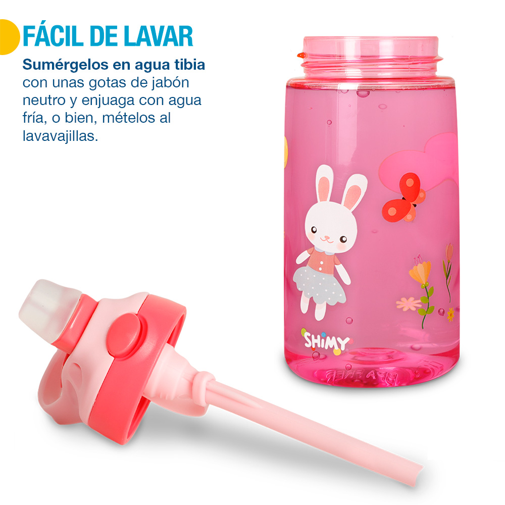 Foto 6 pulgar | Termos Para Agua Shimy 83624-pi 2 Piezas 500 ml