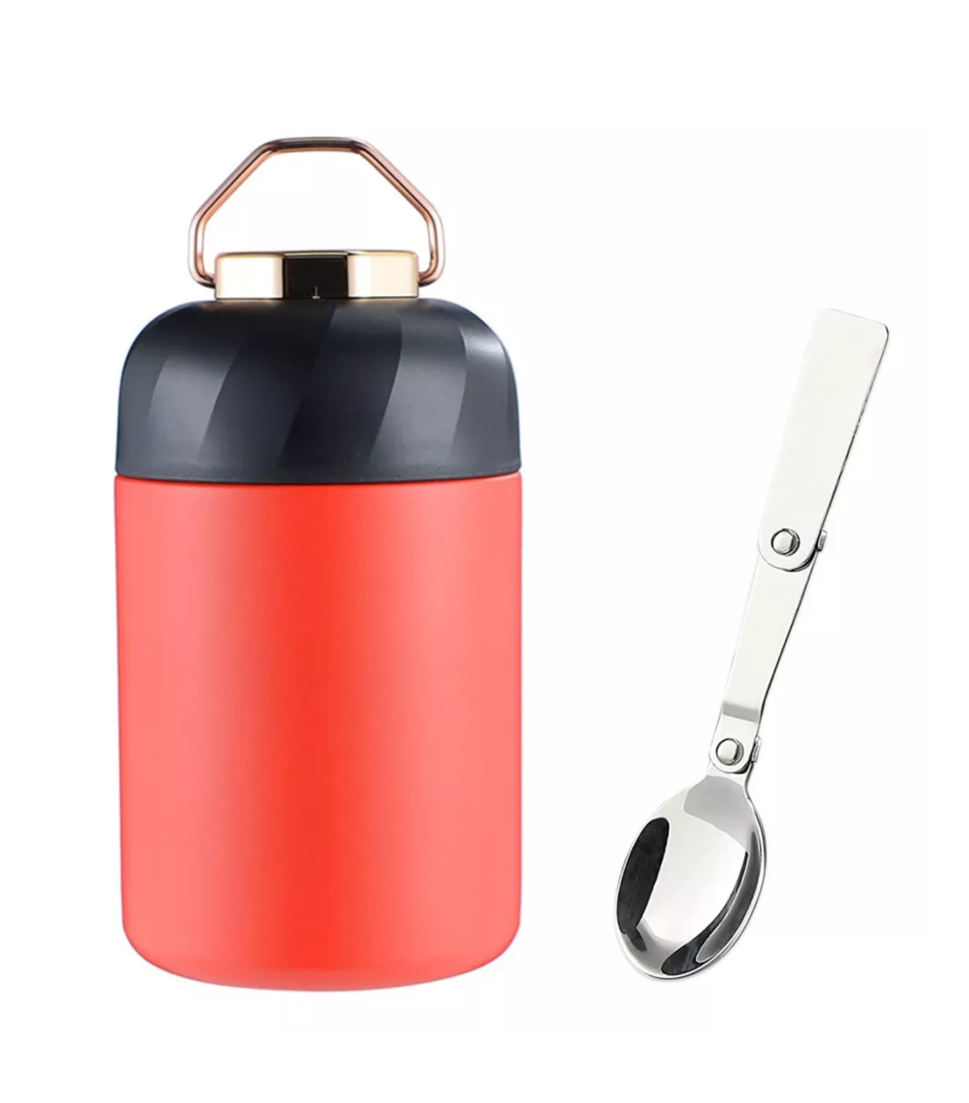 Termo Portátil Lab.G 600 ml Rojo