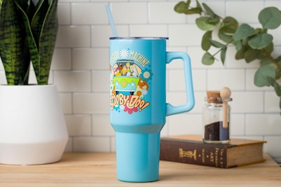 Foto 5 | Vaso Plateado Buffalo Scooby Doo Mystery Machine 1.2 l de Acero Inoxidable - Venta Internacional