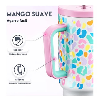 Foto 2 | Vaso Térmico de Acero Inoxidable Belug Calor/frío Dos Picos 40 oz Colorido