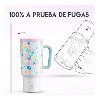 Foto 3 | Vaso Térmico de Acero Inoxidable Belug Calor/frío Dos Picos 40 oz Colorido