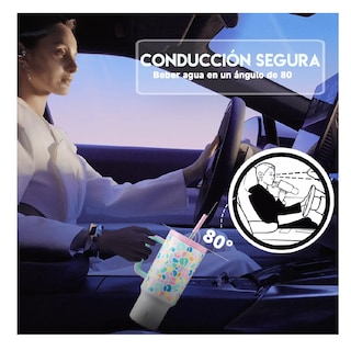 Foto 4 | Vaso Térmico de Acero Inoxidable Belug Calor/frío Dos Picos 40 oz Colorido