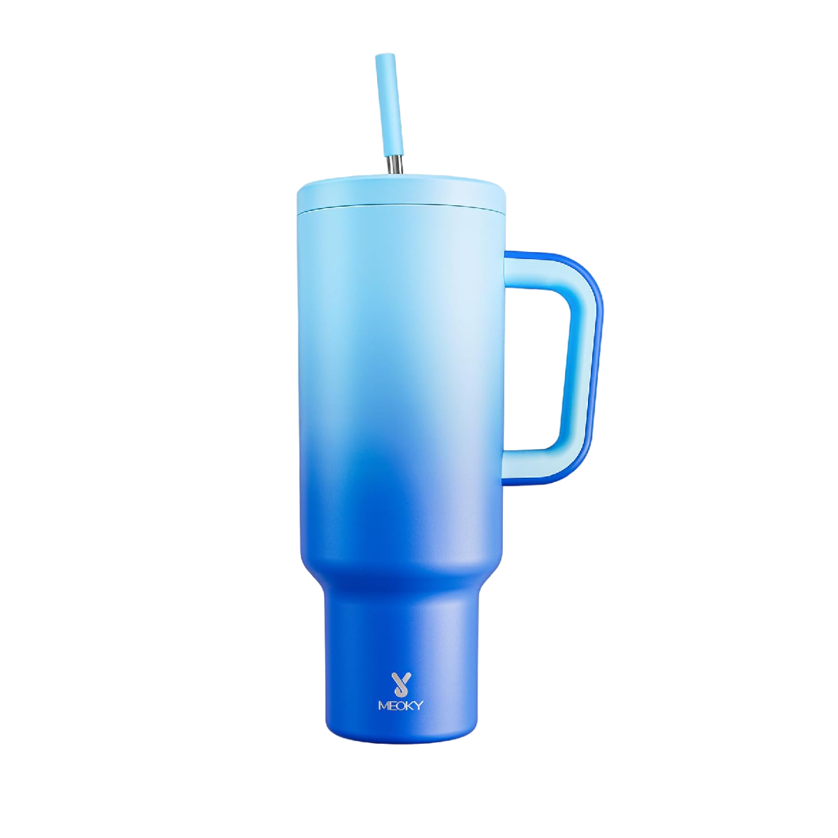 Taza De Viaje Belug  de Acero Inoxidable 40 oz Azul Degradado