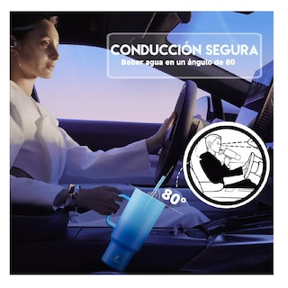 Foto 4 | Taza De Viaje Belug de Acero Inoxidable 40 oz Azul Degradado