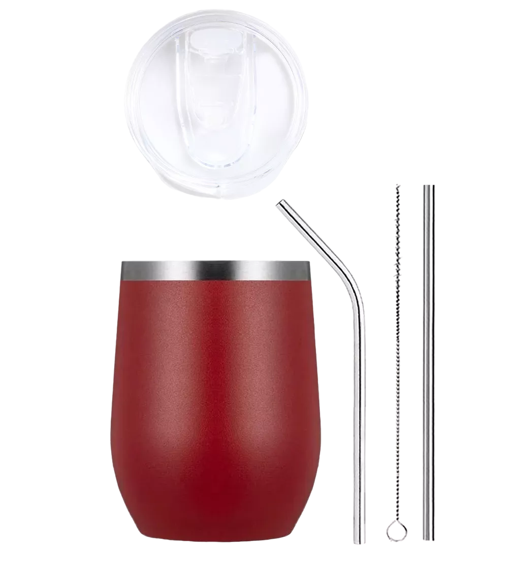 Vaso Térmico Belug Rojo 12 Oz Acero Inoxidable