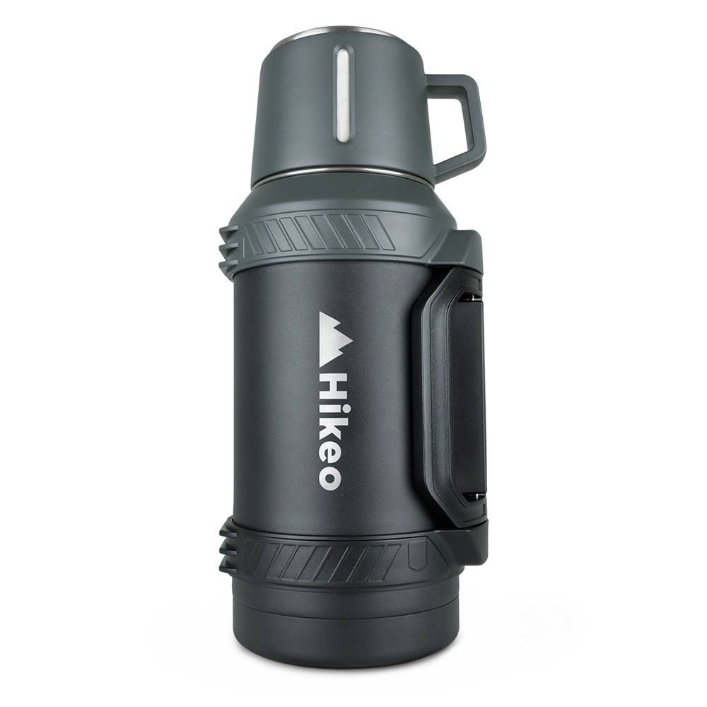 Termo Acero Inoxidable Uso Rudo Extragrande 12 Horas Caliente, Hikeo, Color Negro, 83938 $649