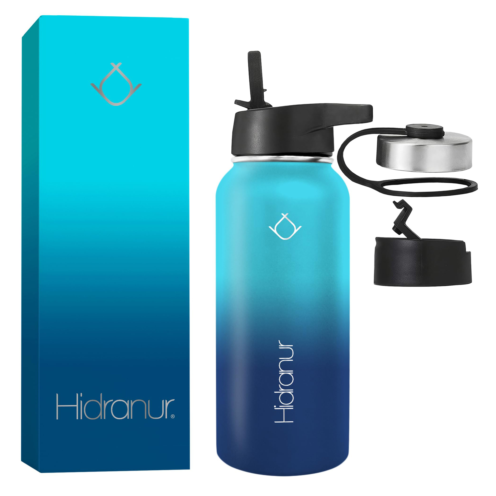 Termo Hidranur de Acero Inoxidable Doble Aislamiento Térmico Verde