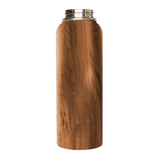 Foto 3 | Termo De Acero Inoxidable Doble Aislamiento Térmico 32 oz (946.35 ml) Madera Hidranur