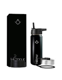 Foto 1 | Termo De Acero Inoxidable Doble Aislamiento Térmico 18 oz (532.32 ml) Negro Hidranur