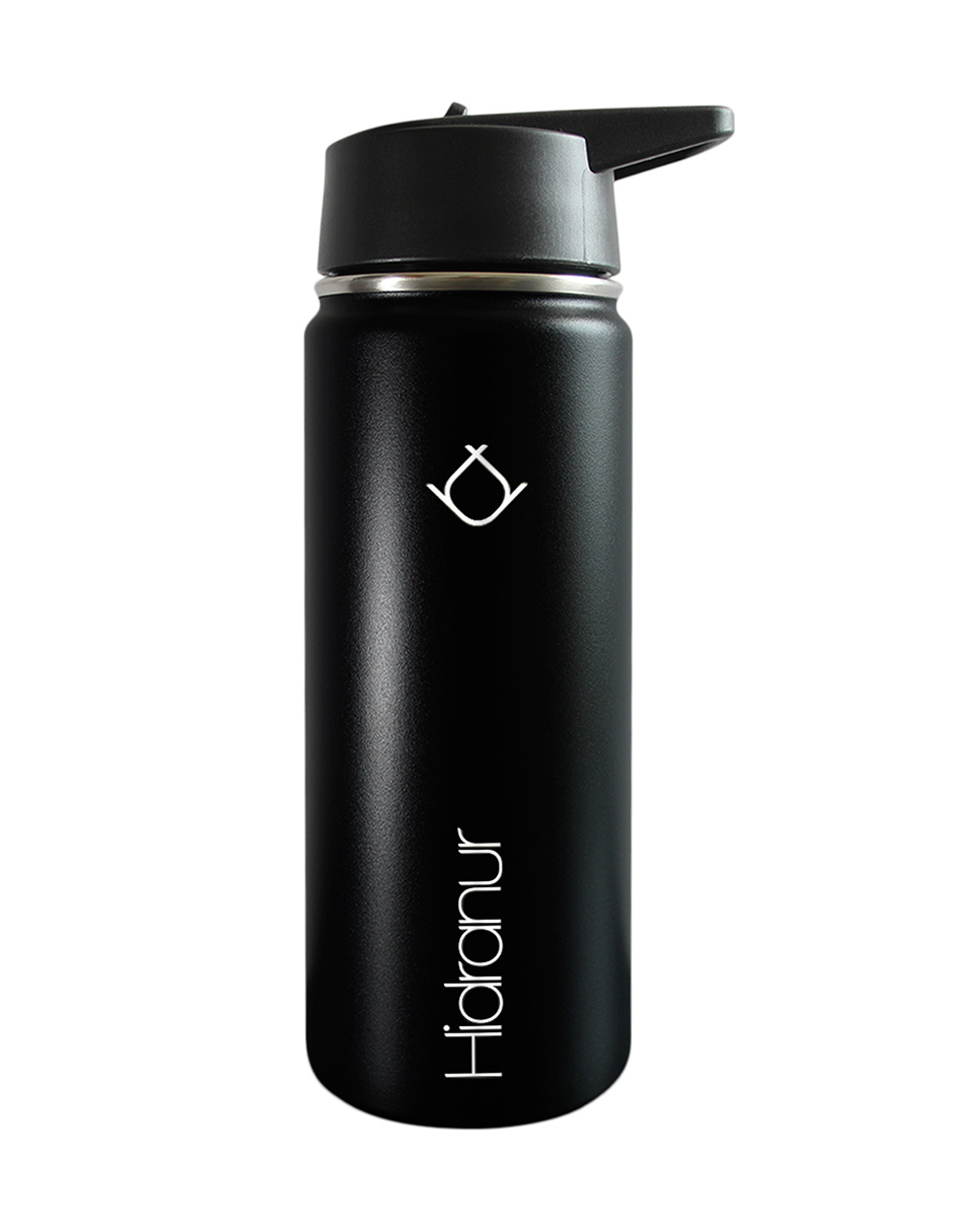 Foto 3 pulgar | Termo De Acero Inoxidable Doble Aislamiento Térmico 18 oz (532.32 ml) Negro Hidranur