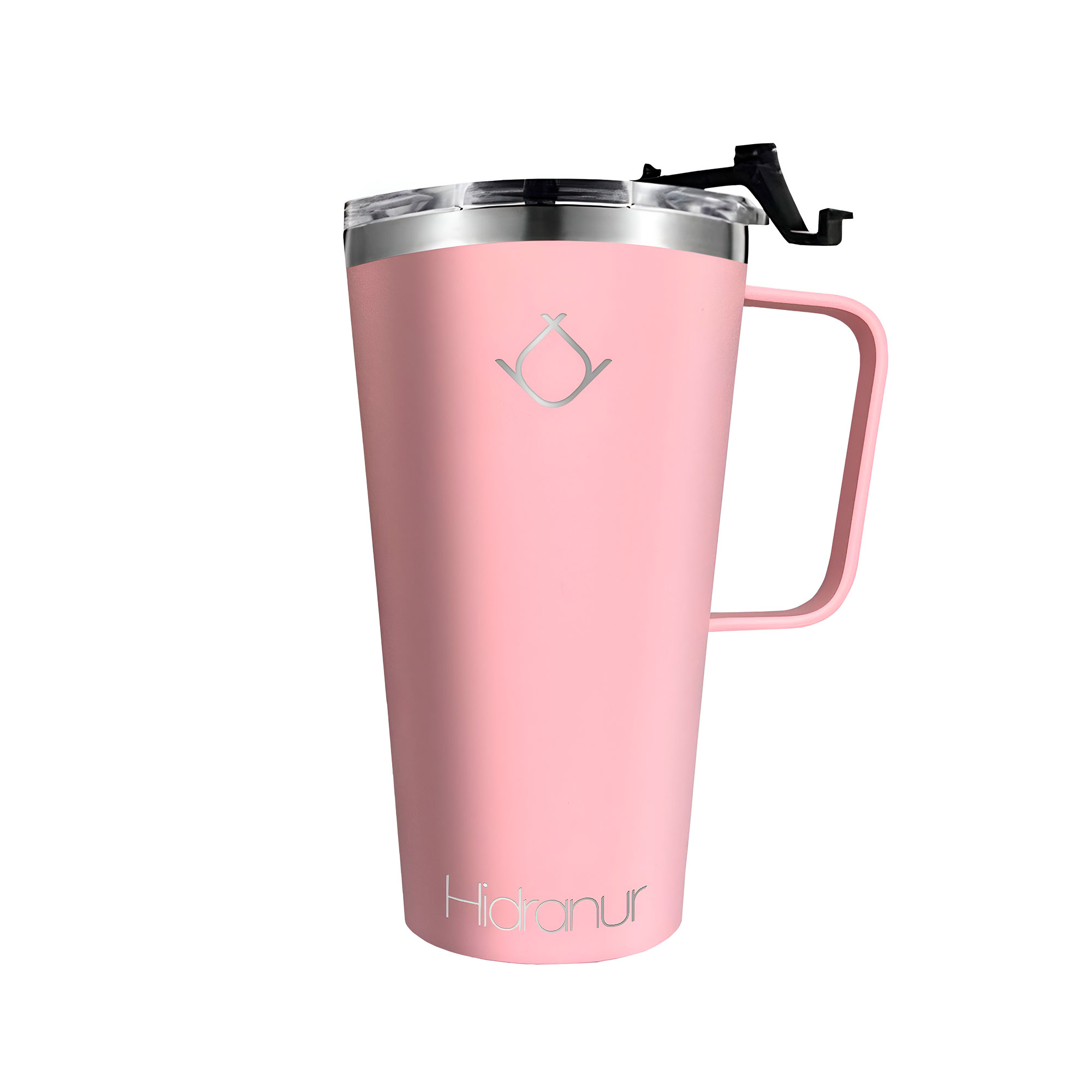 Foto 2 | Termo De Acero Inoxidable Con Doble Aislamiento Térmico Rosa 16 Oz (473.176 Ml) Hidranur