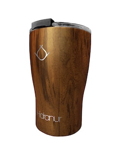 Foto 3 | Termo De Acero Inoxidable Doble Aislamiento Térmico Madera 12 Oz (354.882 Ml) Hidranur