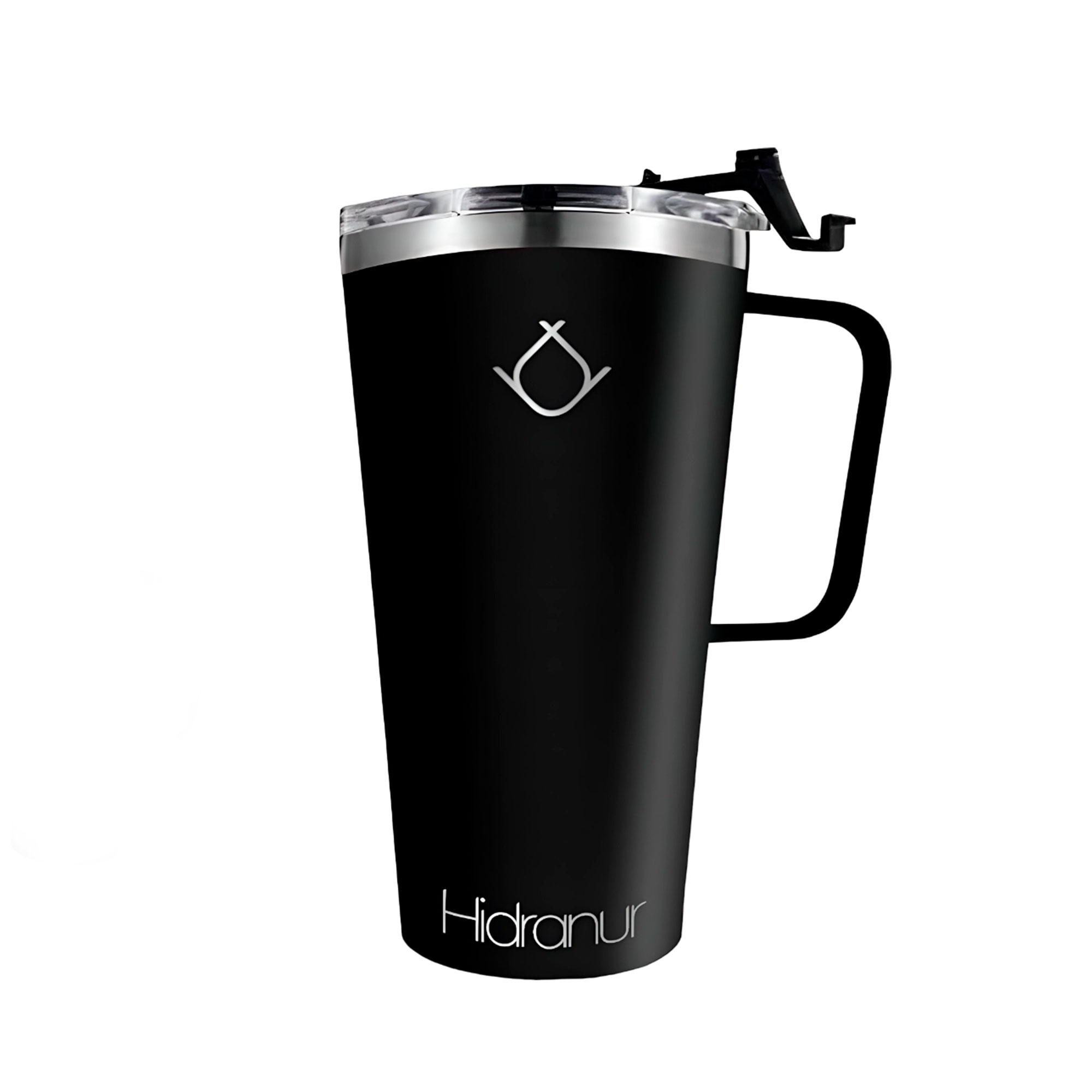 Foto 2 | Termo De Acero Inoxidable Con Doble Aislamiento Térmico Negro 20 Oz (591.471 Ml) Hidranur