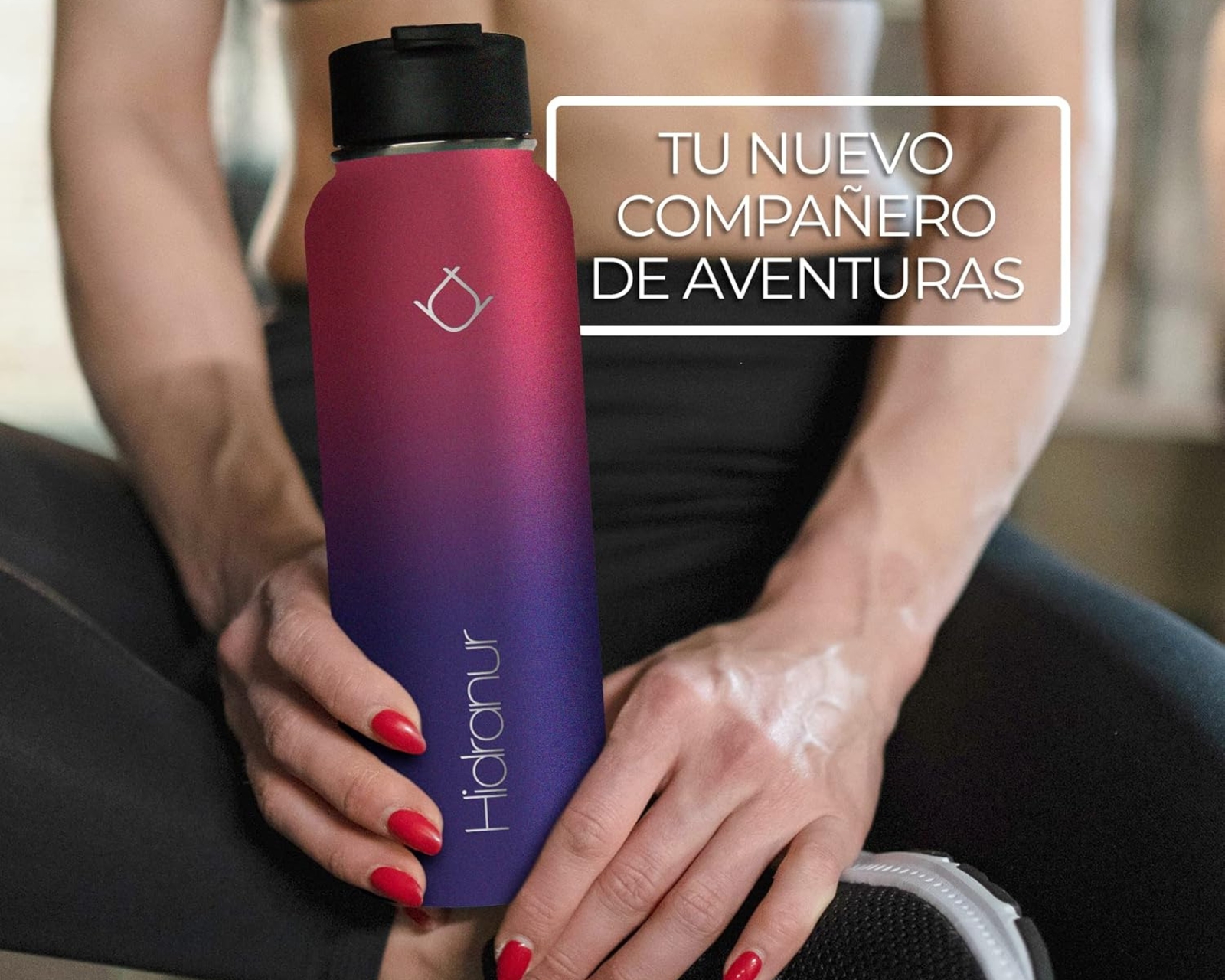 Foto 5 pulgar | Termo De Acero Inoxidable Doble Aislamiento Térmico Morado 18 Oz (532.32 Ml) Hidranur