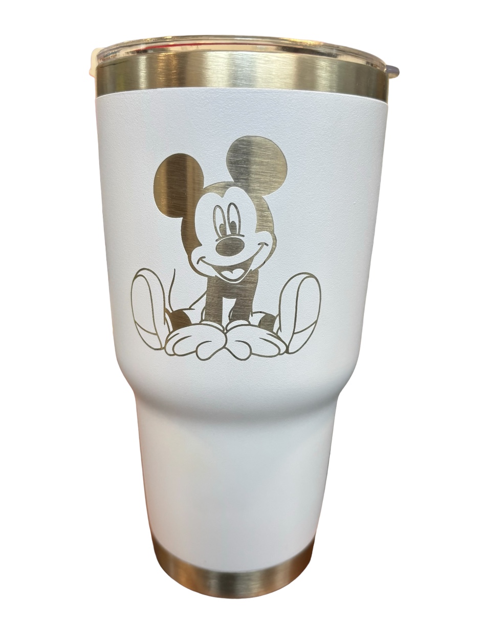 Foto 2 pulgar | Termo de Acero Inoxidable Mickey Mouse Blanco 30 Oz