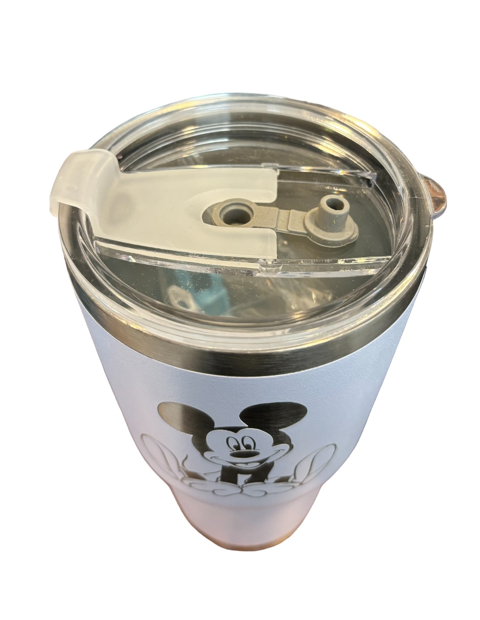 Foto 2 | Termo de Acero Inoxidable Mickey Mouse Blanco 30 Oz