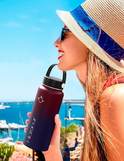 Foto 4 | Termo De Acero Inoxidable 32 Oz (946.35 Ml) Con Tapa Hermética Morado Hidranur