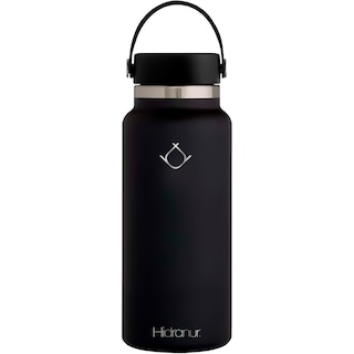 Foto 2 | Termo De Acero Inoxidable 32 Oz (946.35 Ml) Con Tapa Hermética Negro Hidranur