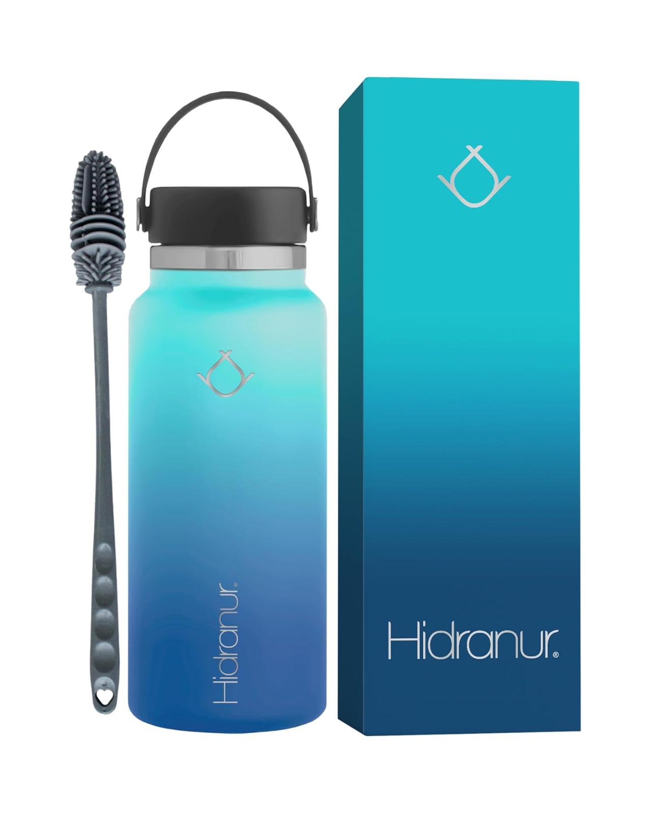 Foto 1 | Termo De Acero Inoxidable Con Tapa Hermética 40 Oz (1182.94 Ml) Azul Hidranur