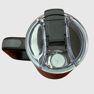 Foto 3 | Vaso Aislado O'jay Negro de Acero Inoxidable 1.2 l con Asa y Tapa con Popote