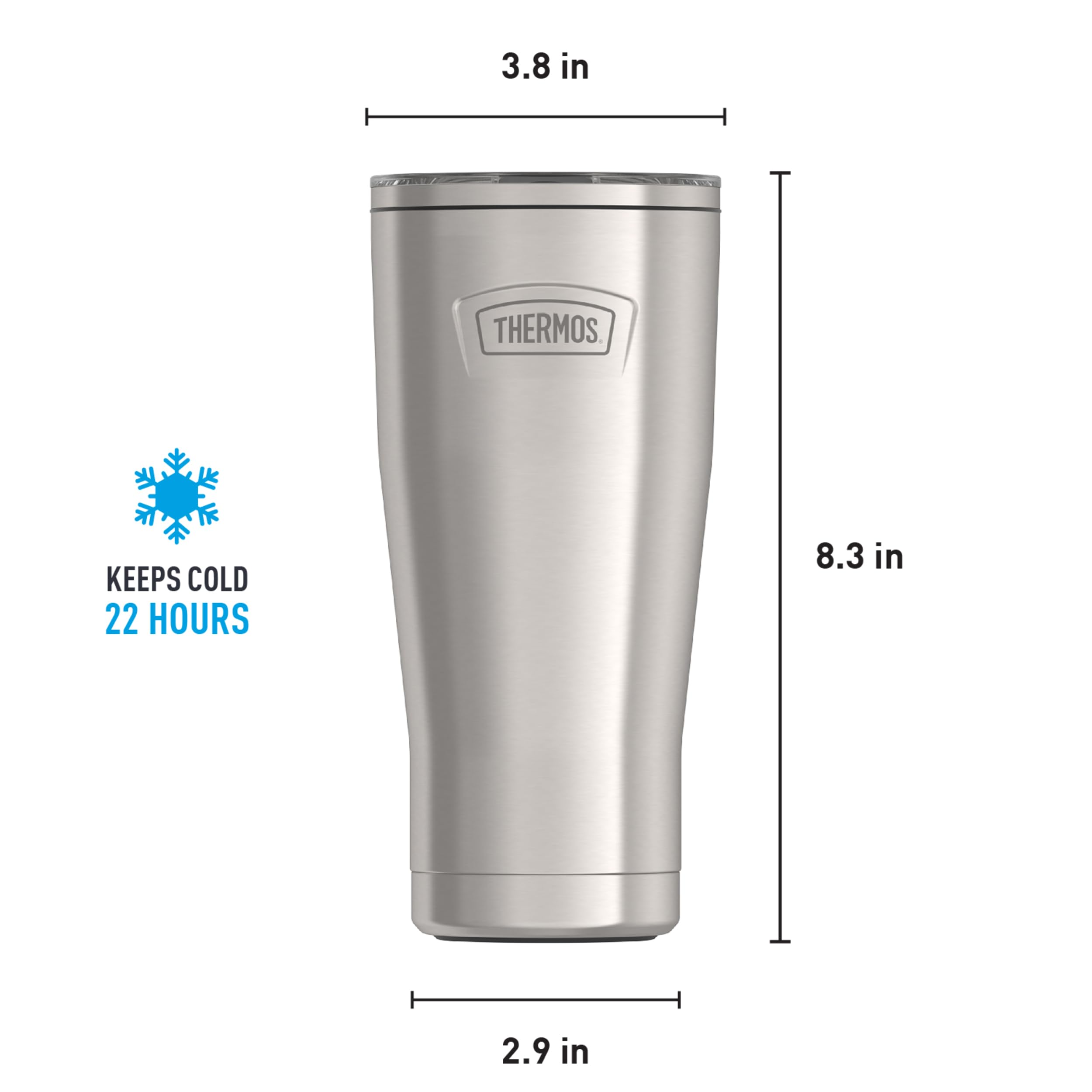 Foto 7 | Vaso Thermos Icon Series, Acero Inoxidable, 700 Ml, Frío - Venta Internacional.