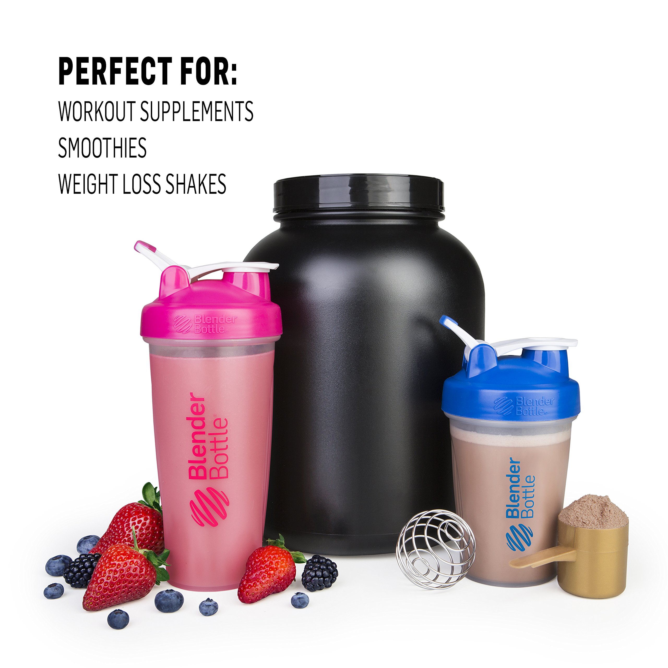 Foto 4 pulgar | Shaker Bottle Blenderbottle Classic, 600 Ml, Para Batido De Proteínas - Venta Internacional.