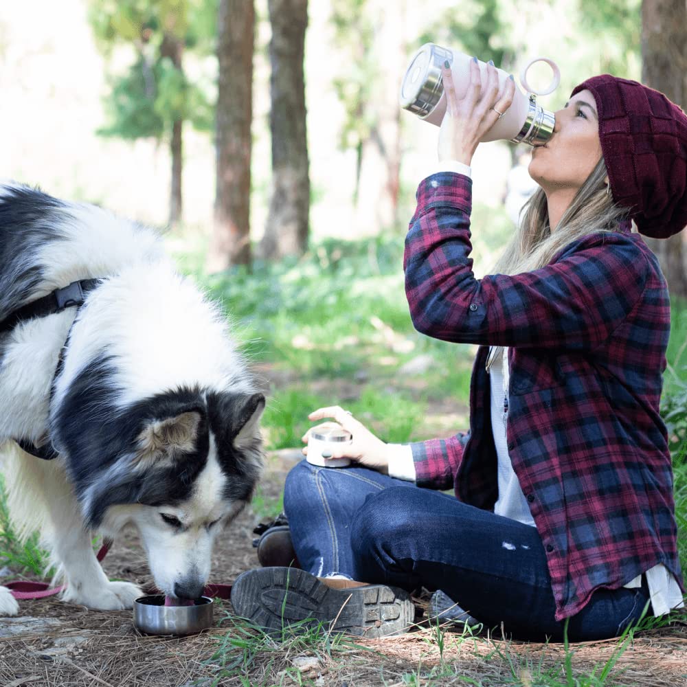 Foto 8 pulgar | Botella De Viaje Aislante Con Cuenco Para Perros Para Humanos, 1,1 L - Asobu - Venta Internacional.