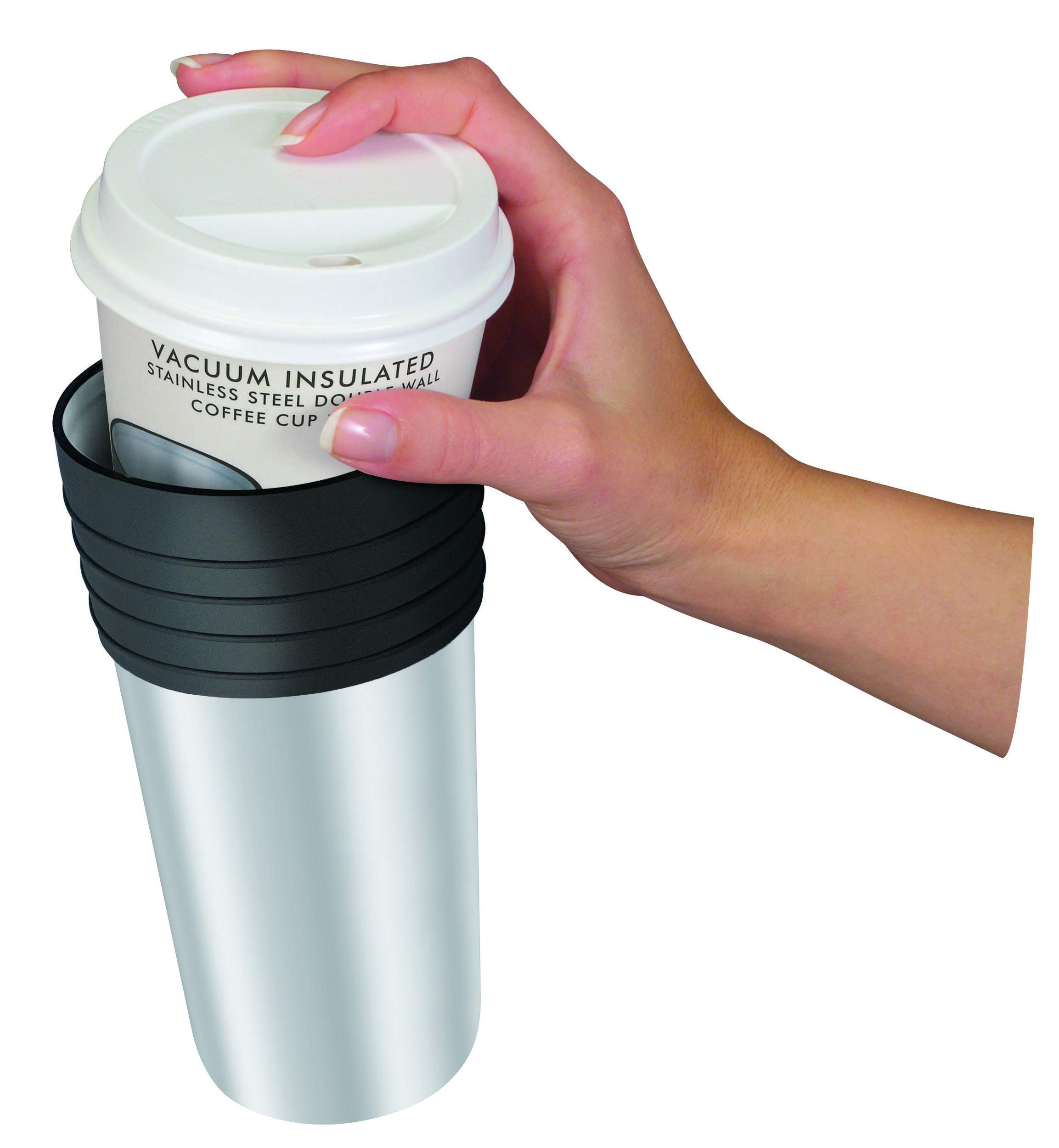 Foto 4 | Termo Aislante Para Taza De Café De Acero Inoxidable 470 Ml/590 Ml - Venta Internacional.